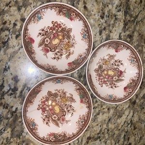 Vintage Asian inspired small bowls